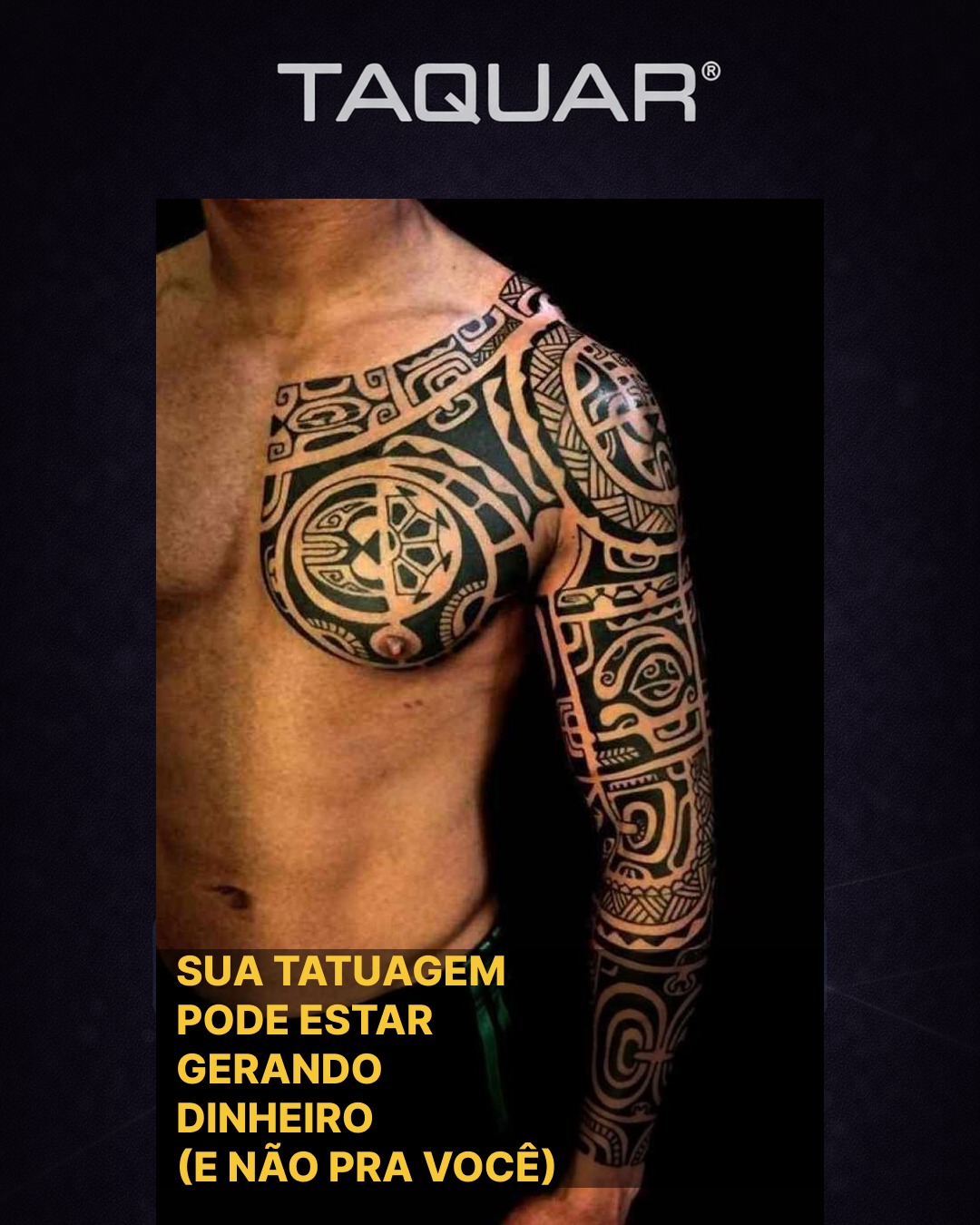 Você não é só tatuador.